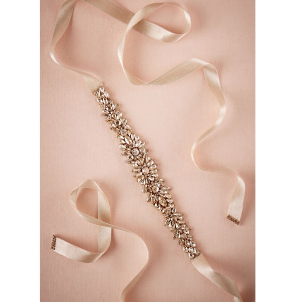BHLDN Halle ivory sash